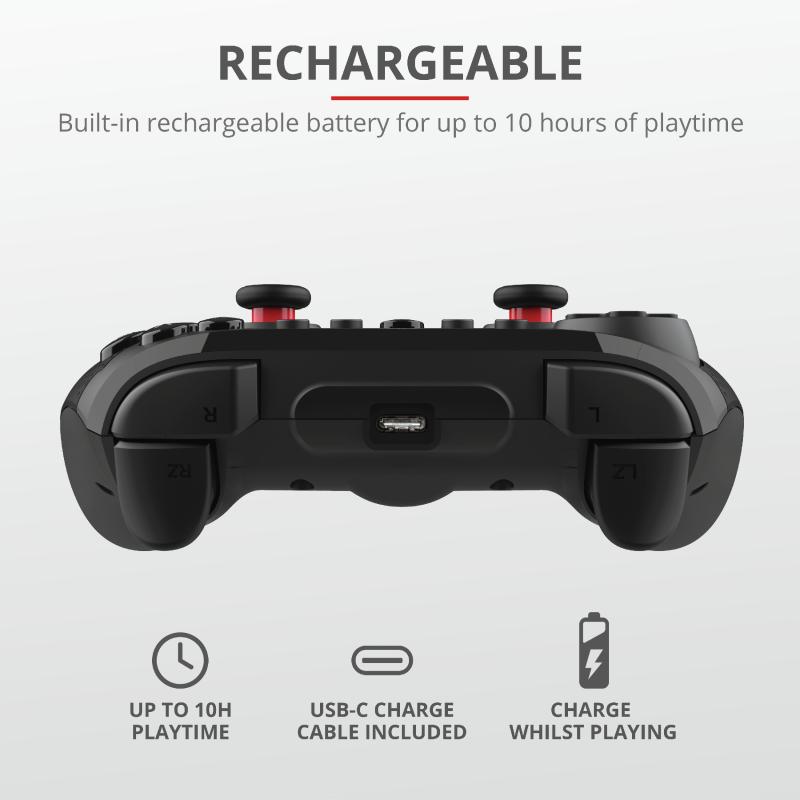Controller Trust GXT 1230 Muta Wireless pentru PC si Nintendo - imagine 6
