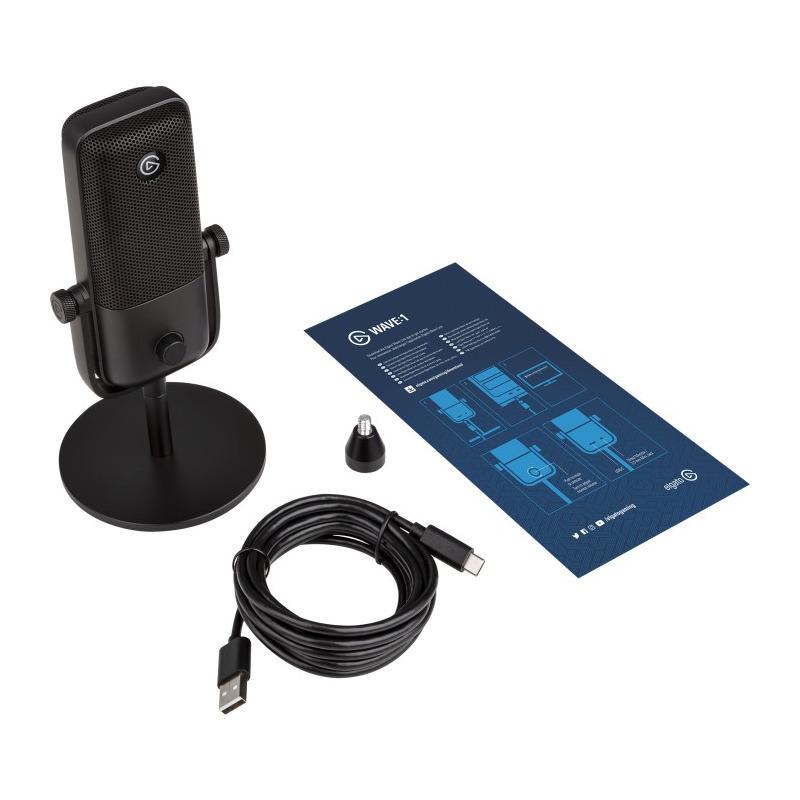 Microfon Gaming/Streaming Elgato Wave:1, Cardioid, 24Bit, USB-C - imagine 5